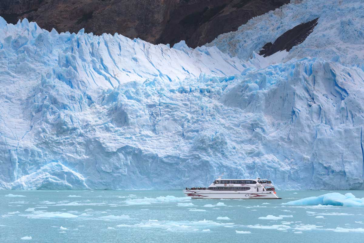 A cruise along the Upsala Glacier in Argentina