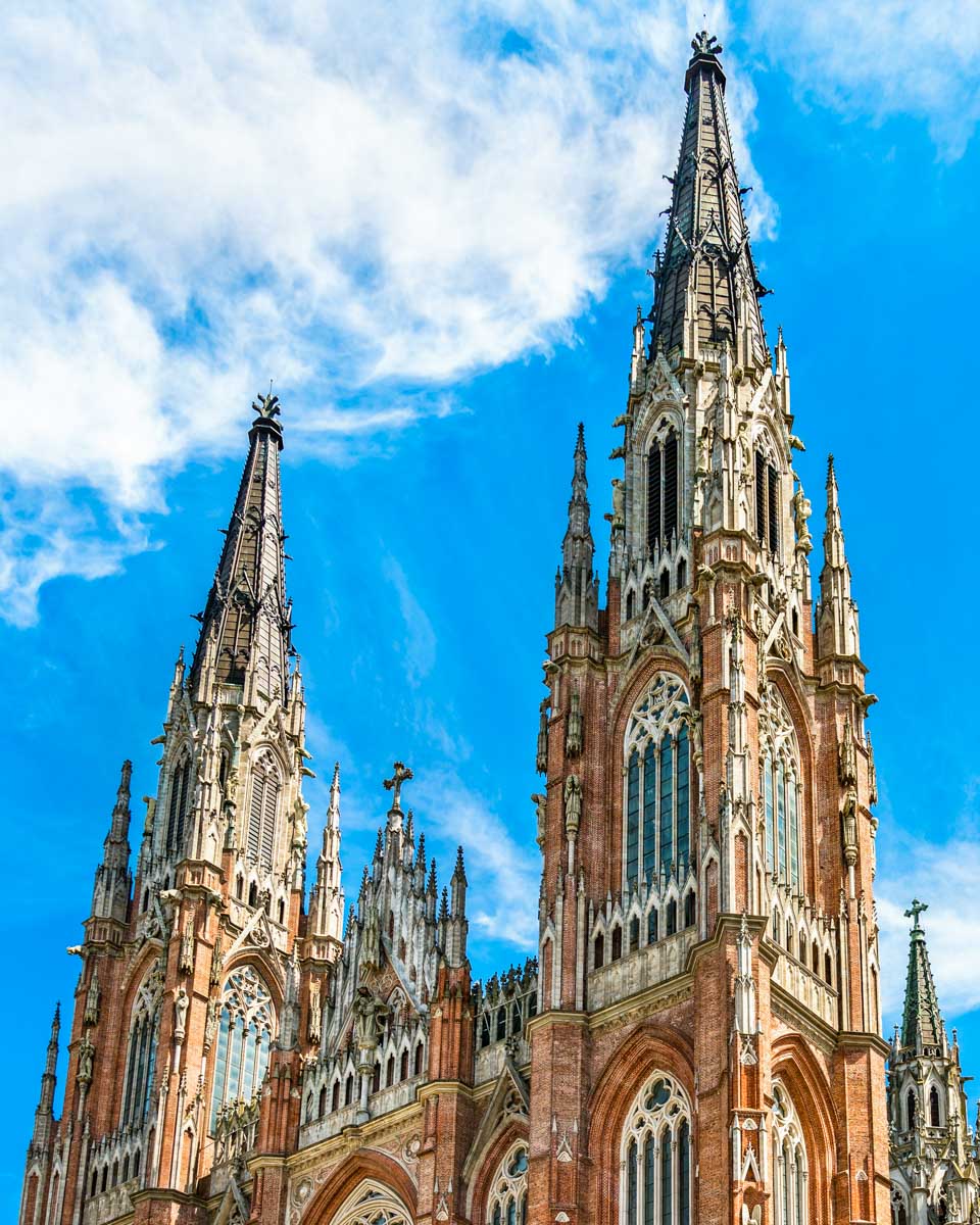 Close up of La Plata in Argentina