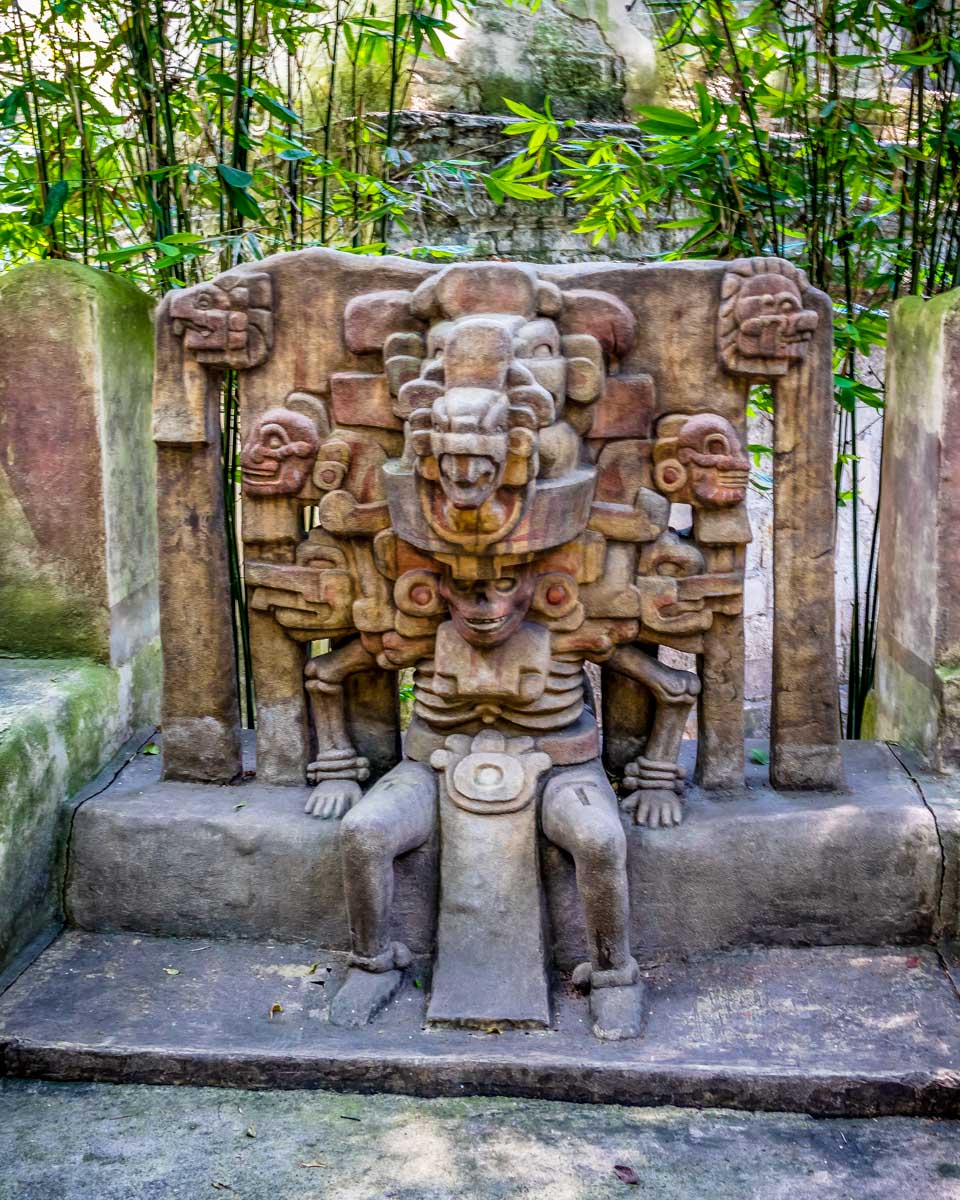 Statue at the Museo Nacional de Antropología
