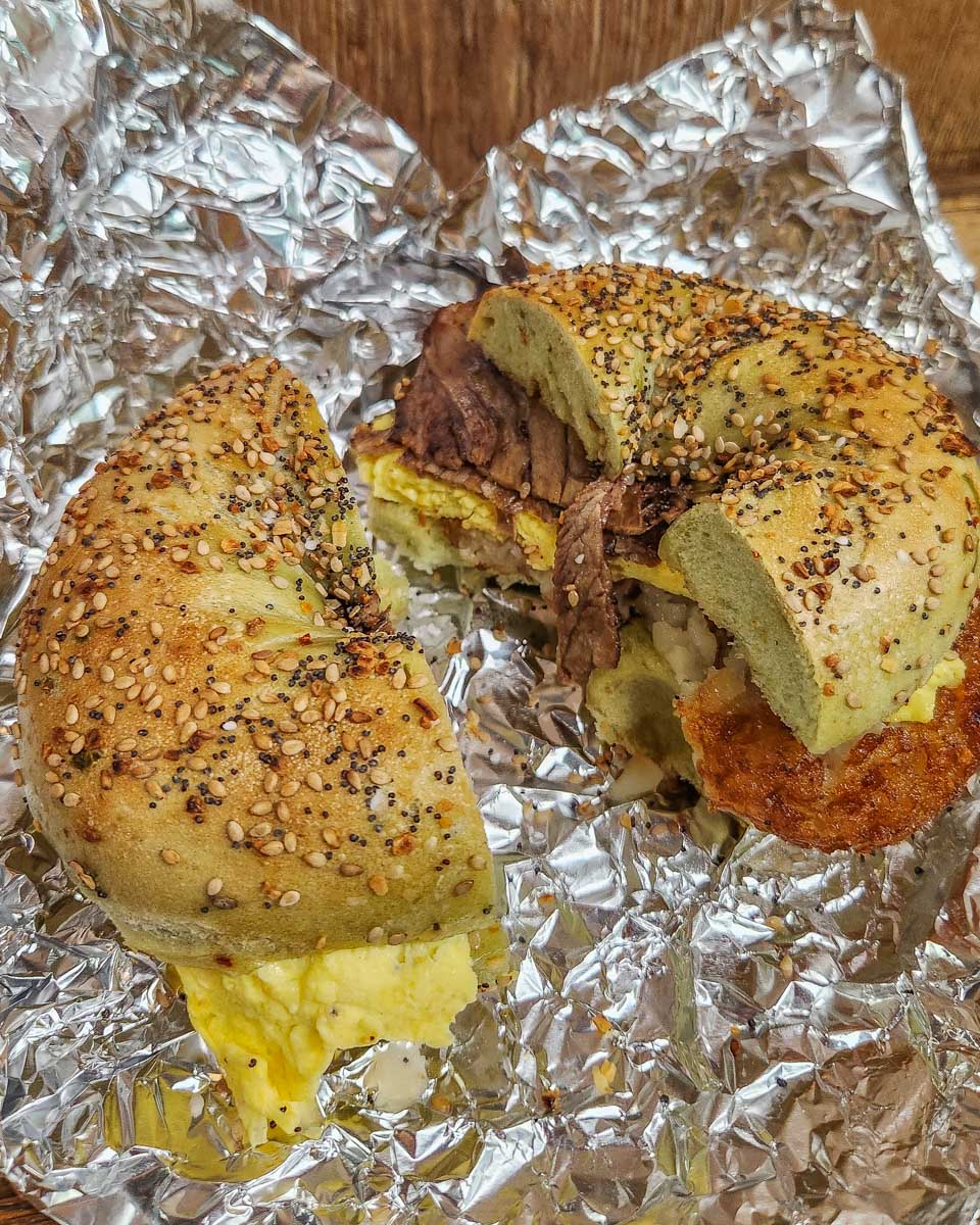 The New Yorker Bagel from Liberty Bagels in New York City