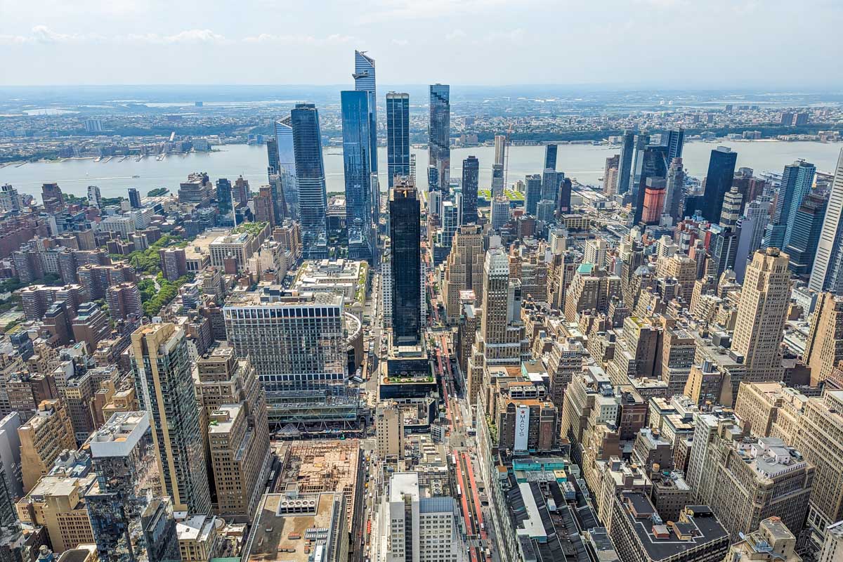 View of Manhattan from the Empire State Building in New York City