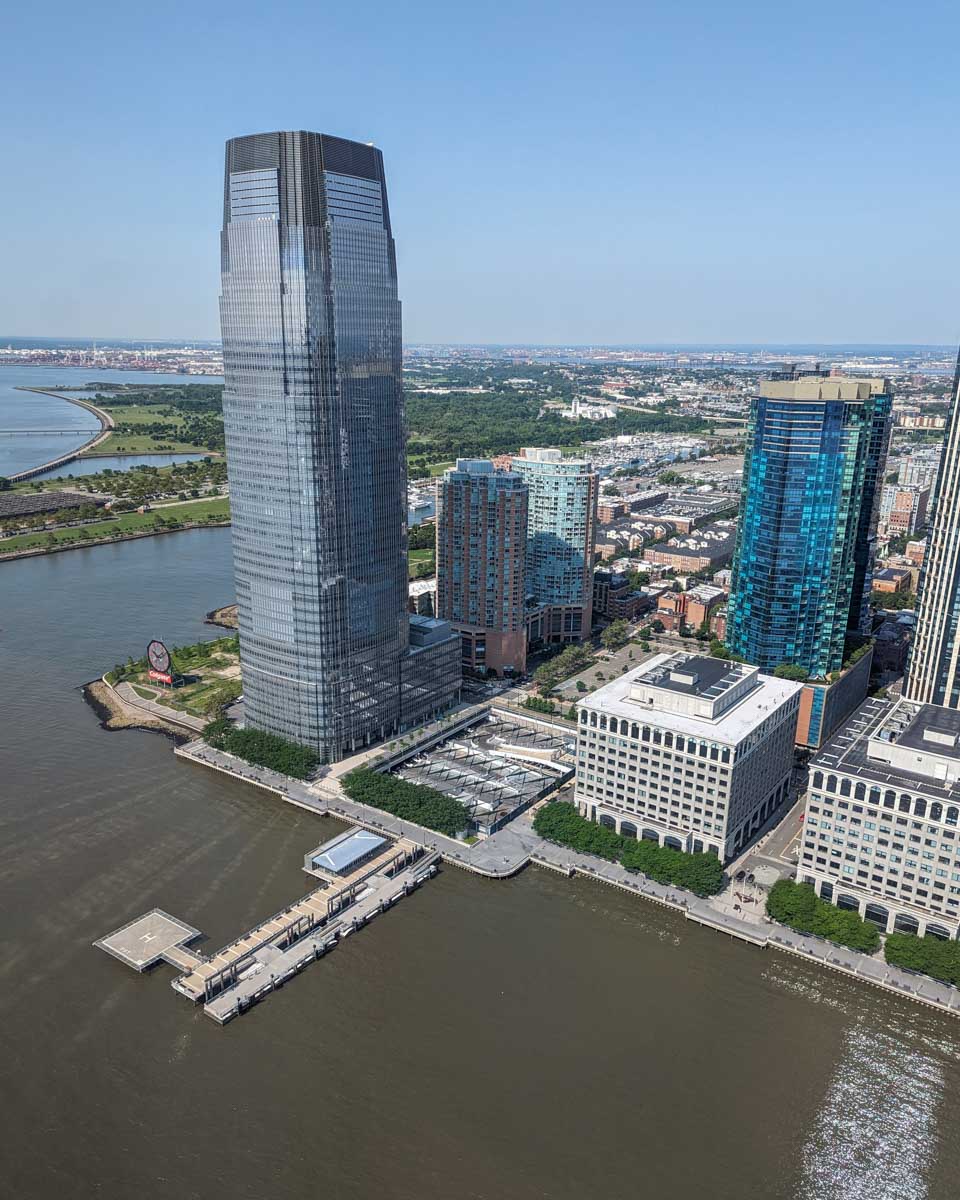 View of a skyscrapper on a New York City Helicopter flight
