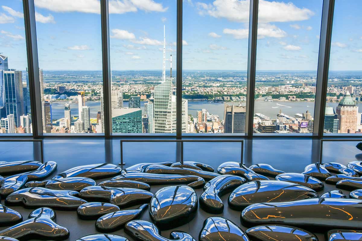 Views from SUMMIT One Vanderbilt and the art installation in NYC