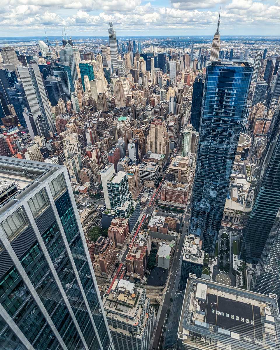 Views of downtown Manhattan from the Edge NYC