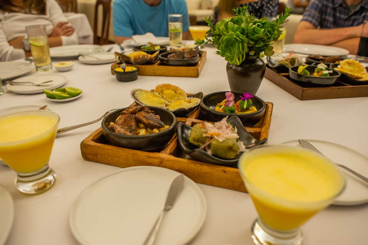 A selection of dishes to try in Lima Peru