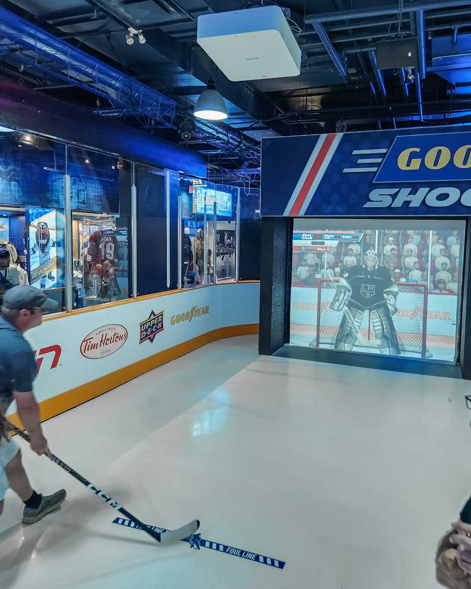 Goodyear Shootout at the Hockey hall of Fame in Toronto, Canada