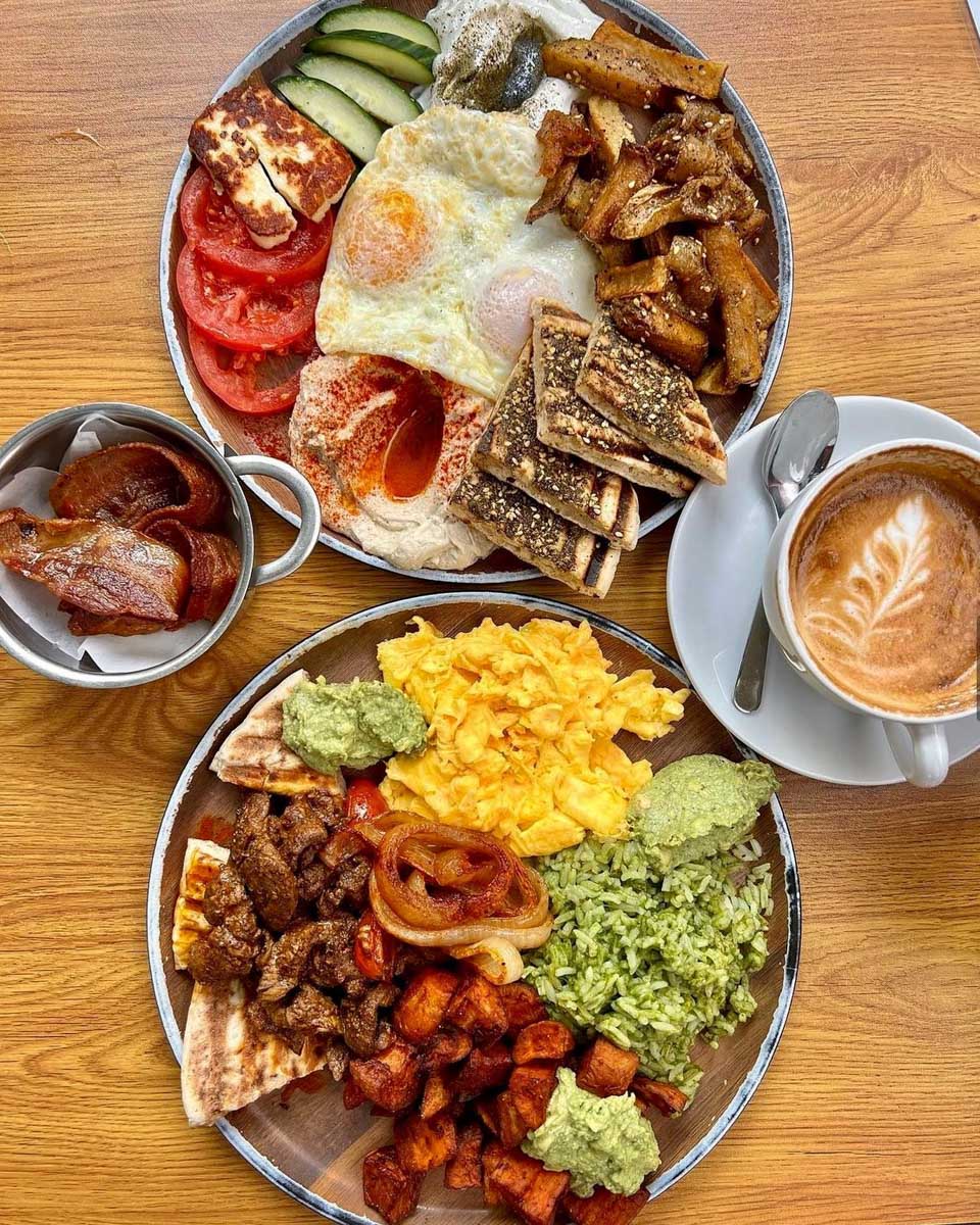 Cafe la Maude meals at brunch