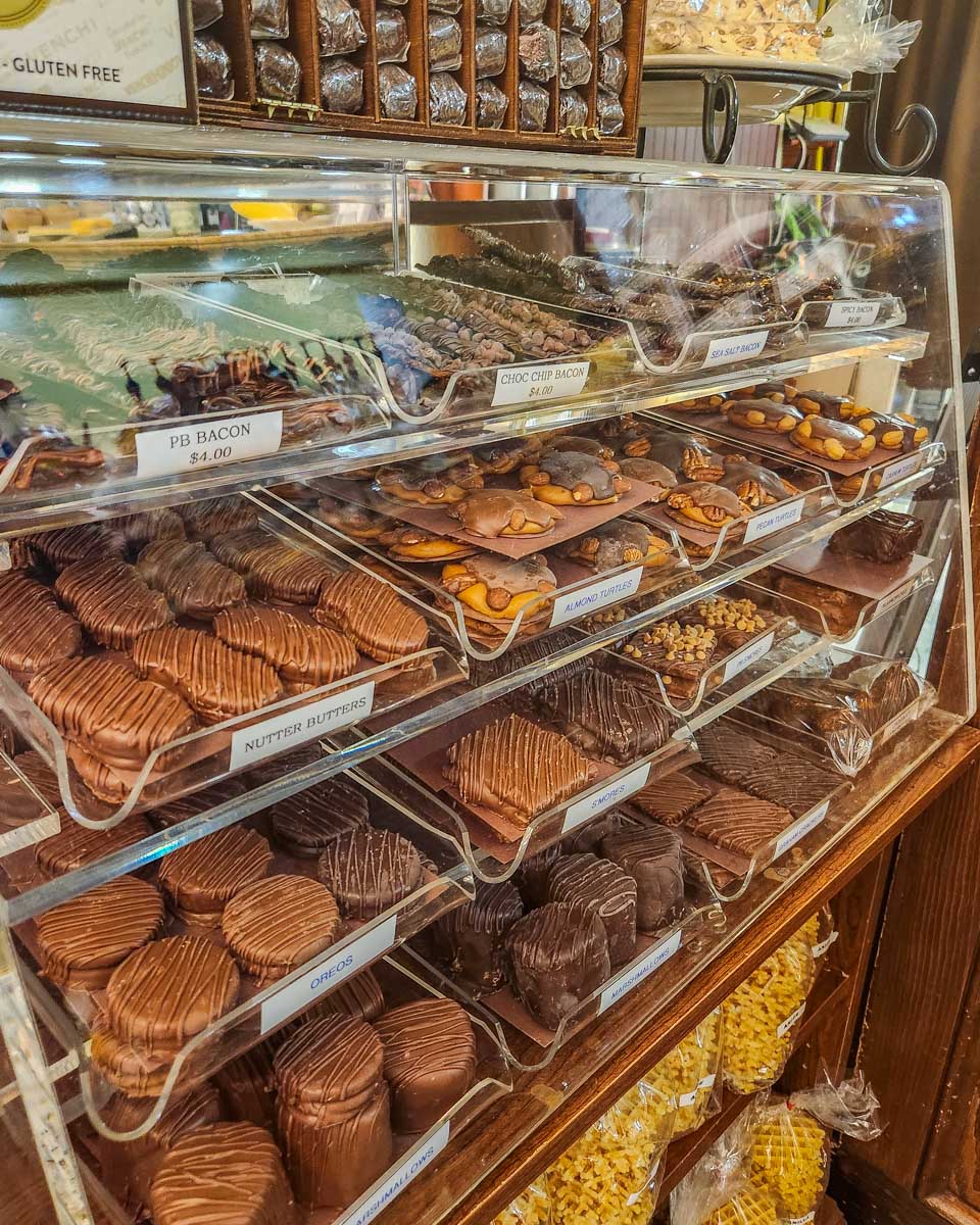 Chocolates from a store in the Italian Market, Philadelphia