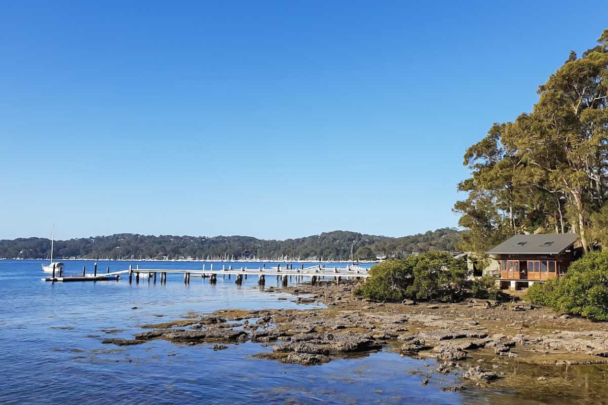 Coastal views on Scotland Island, Australia