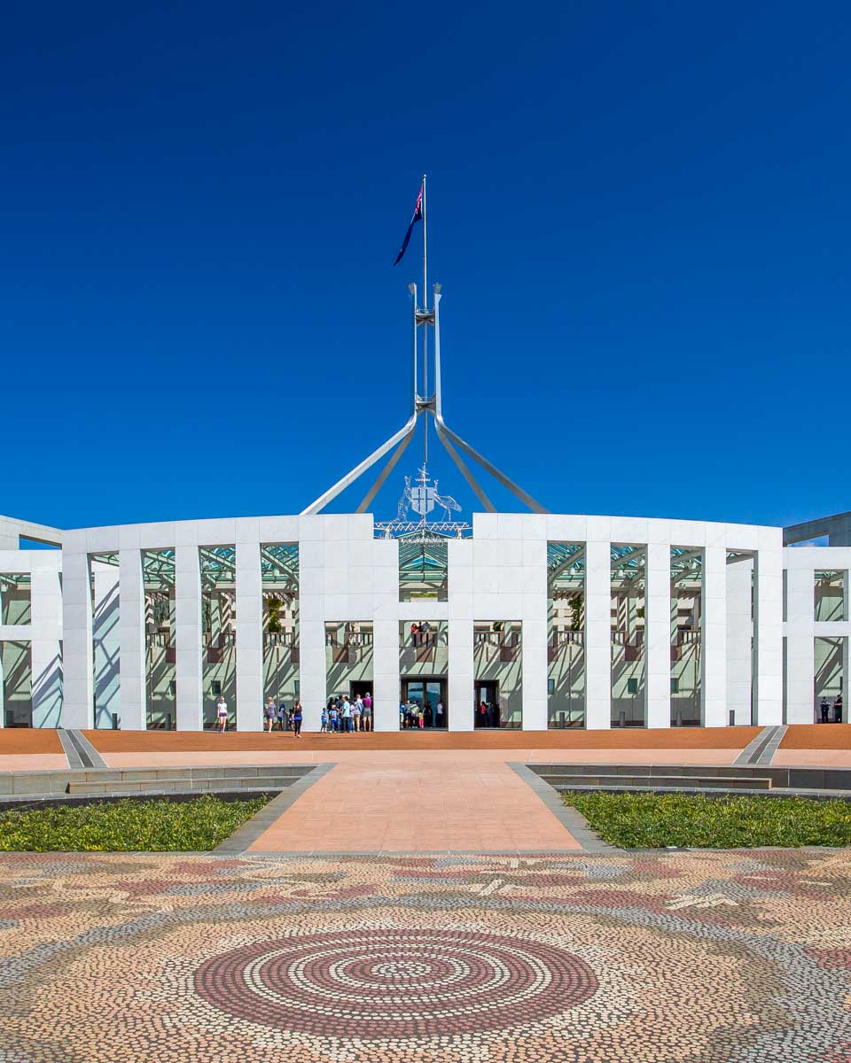 Parliament House in Canberra, Australia 