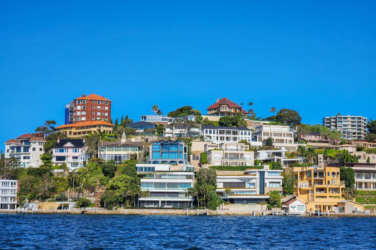 Point Piper as seen on a Sydney Harbour Cruise