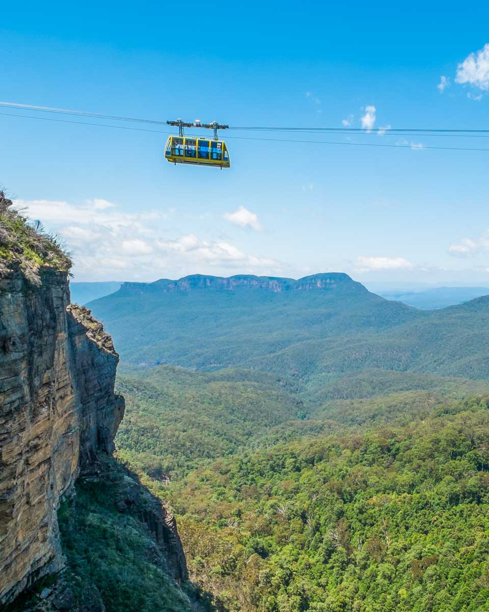 Scenic Skyway in Blue Mountain National Park, Australia