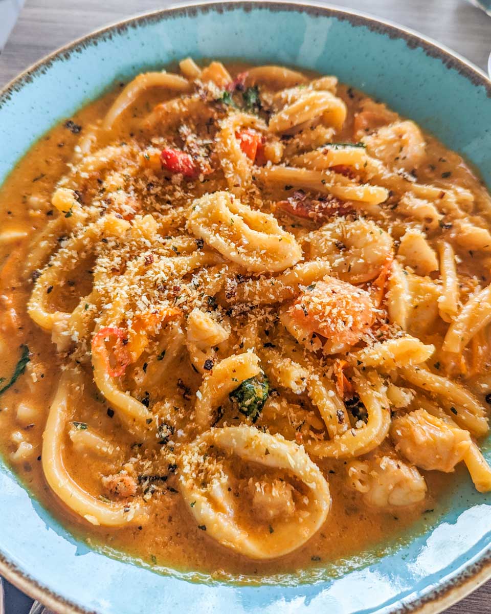 Seafood dish we had on a wine tour in the Swan Valley