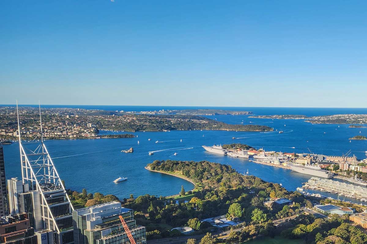 Sydney Harbour from the Sydney Eye Tower