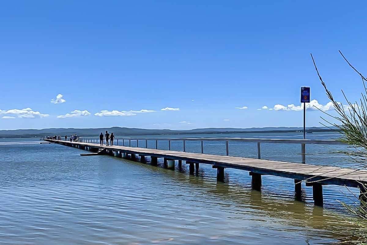 The long jetty in Long Jetty, Australia