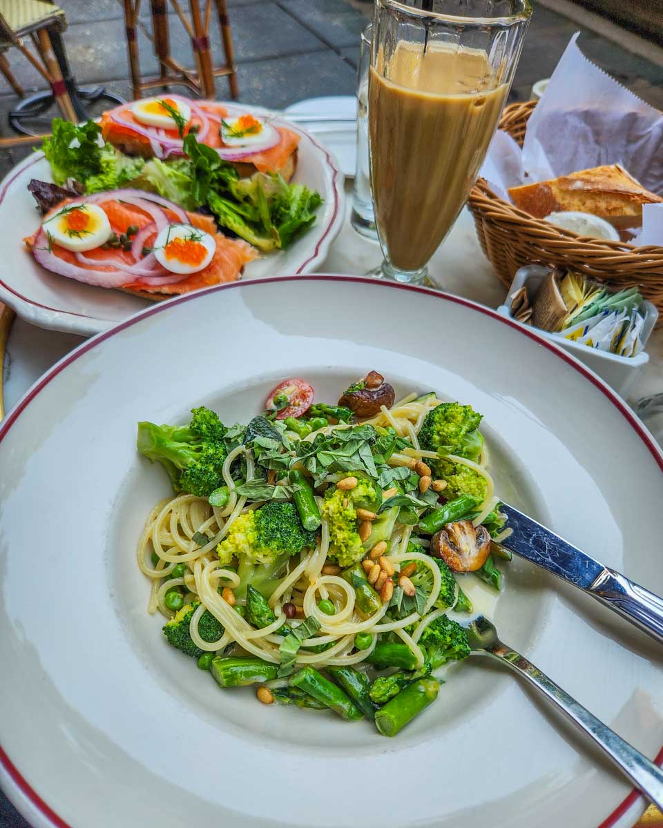 meal at Parc in Philadelphia