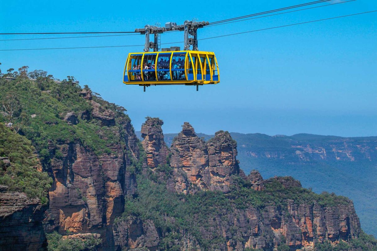 Scenic Skyway in Blue Mountains National Park, Australia