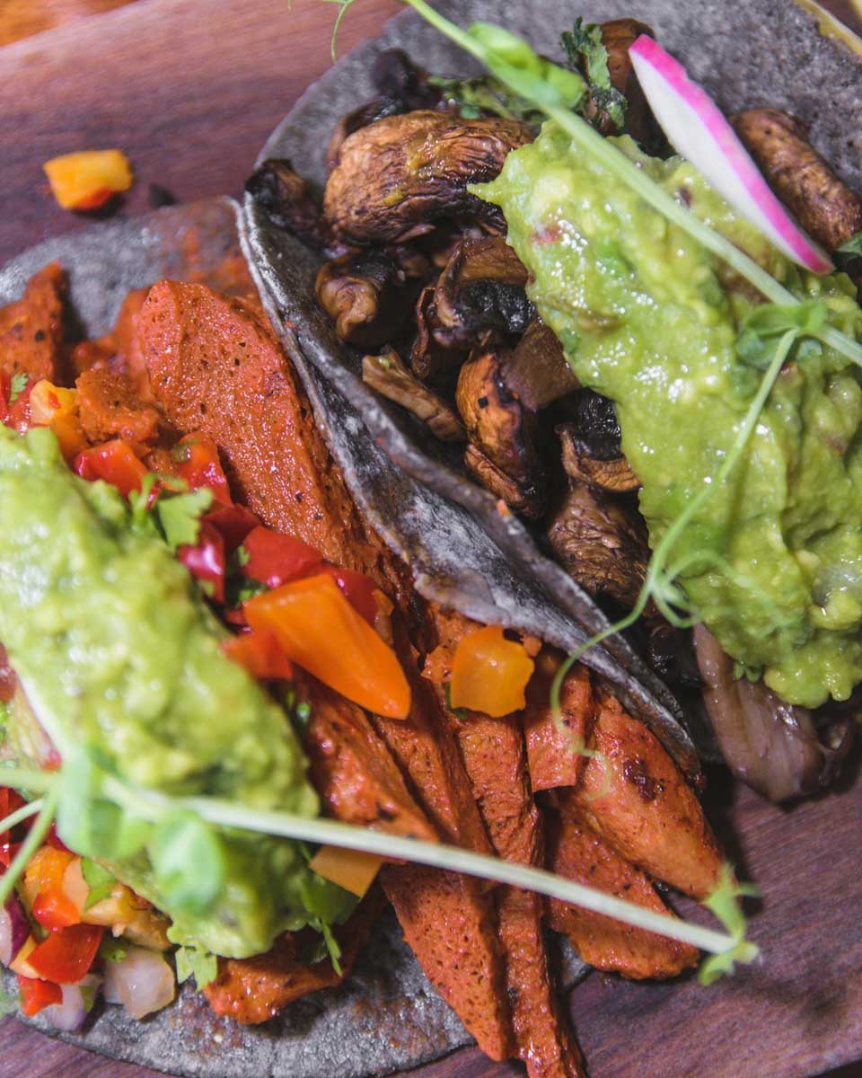 Tacos at La Hoja Verde in Tulum