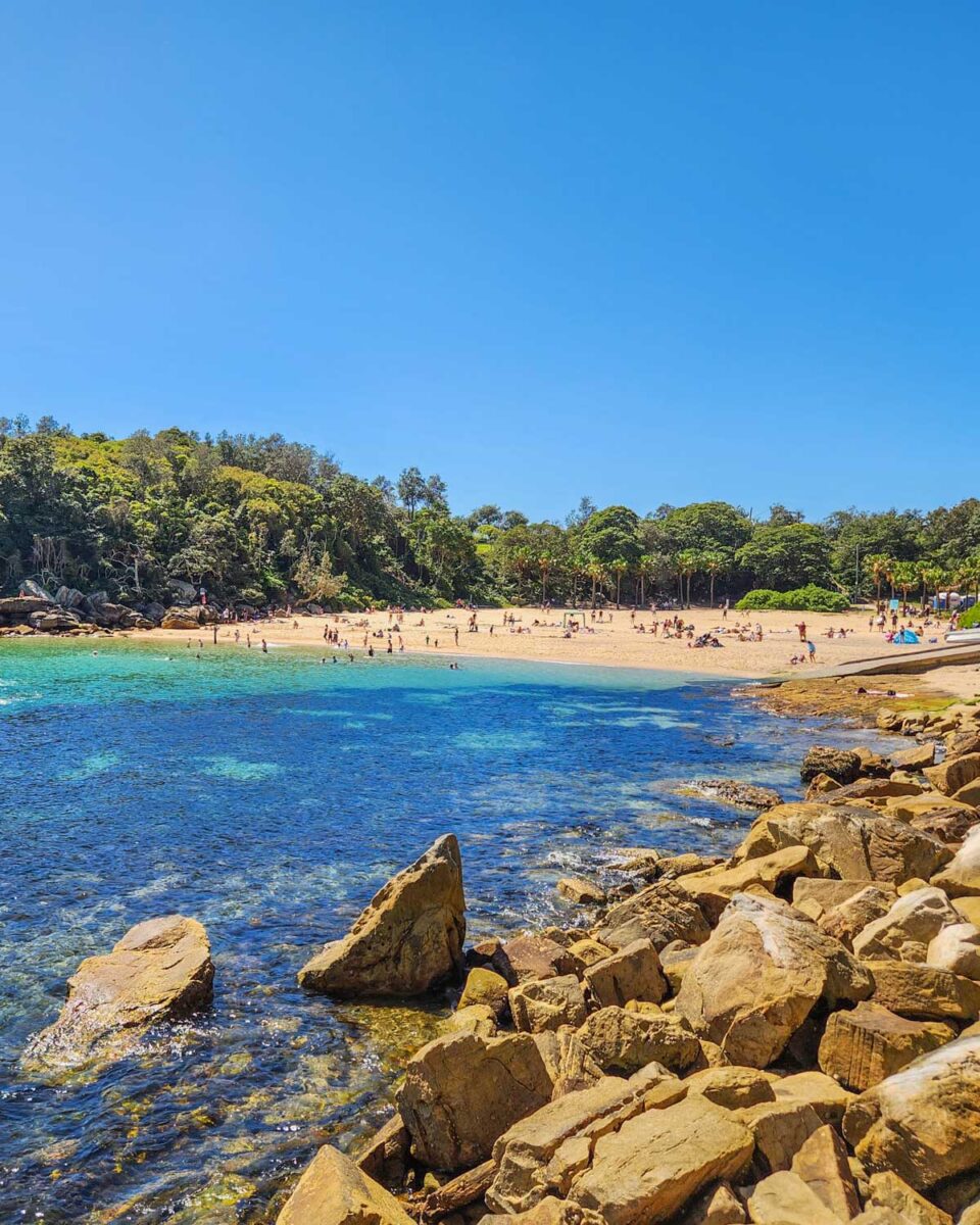 Views of Shelly Beach on the Shelly to Manly walk