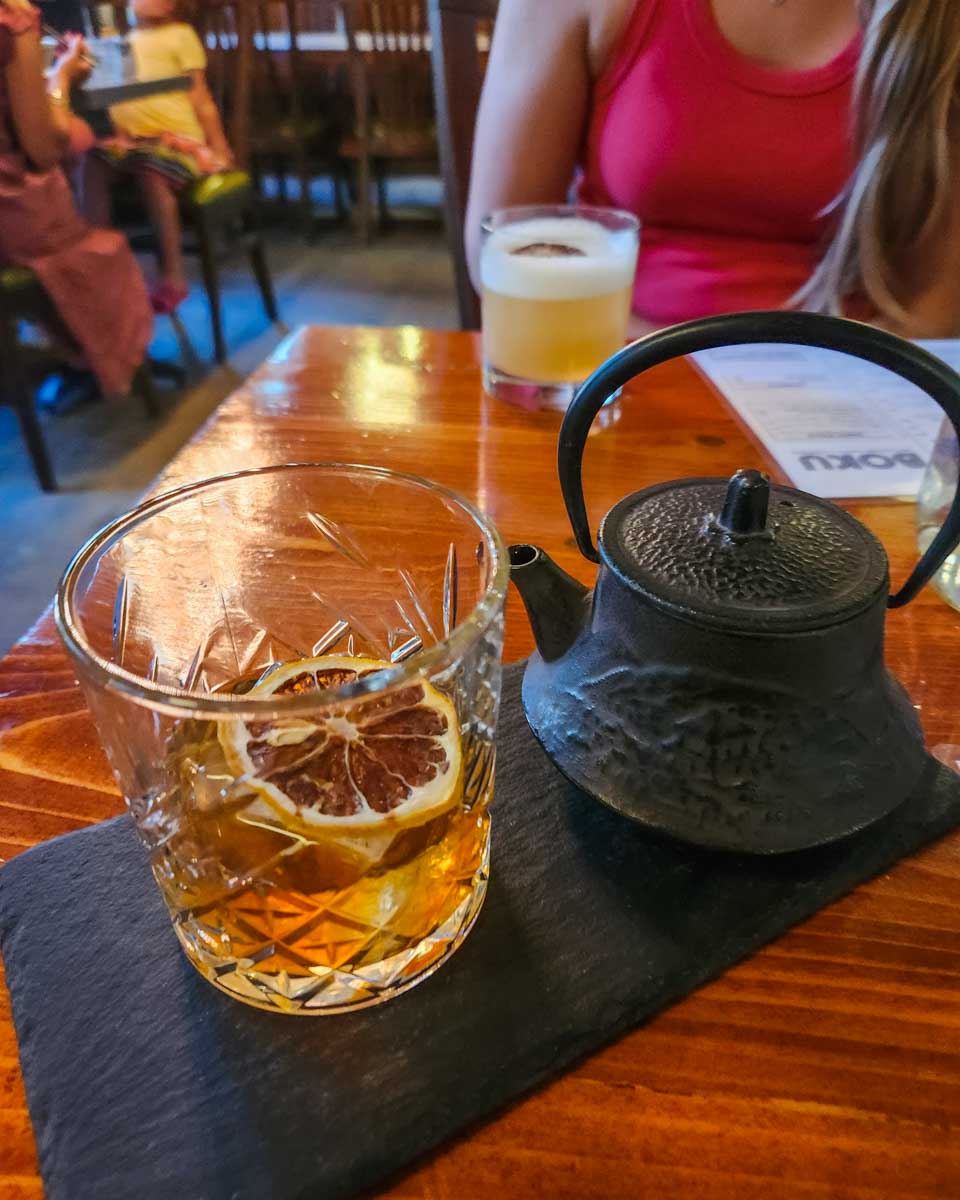 Cocktail from BOKU Japanese Eats + Drinks in Toronto