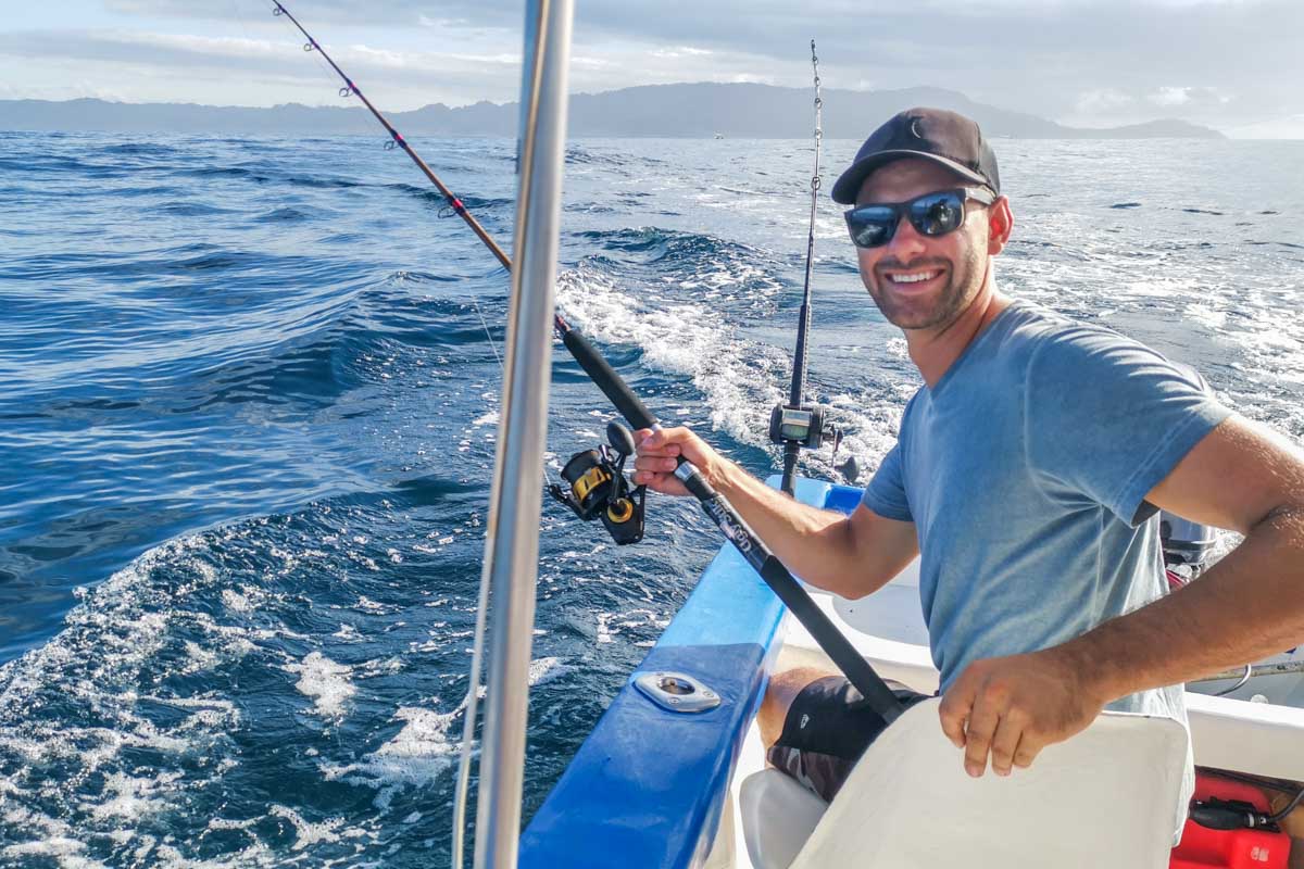 Fishing off the coast of Puerto Vallarta, Mexico