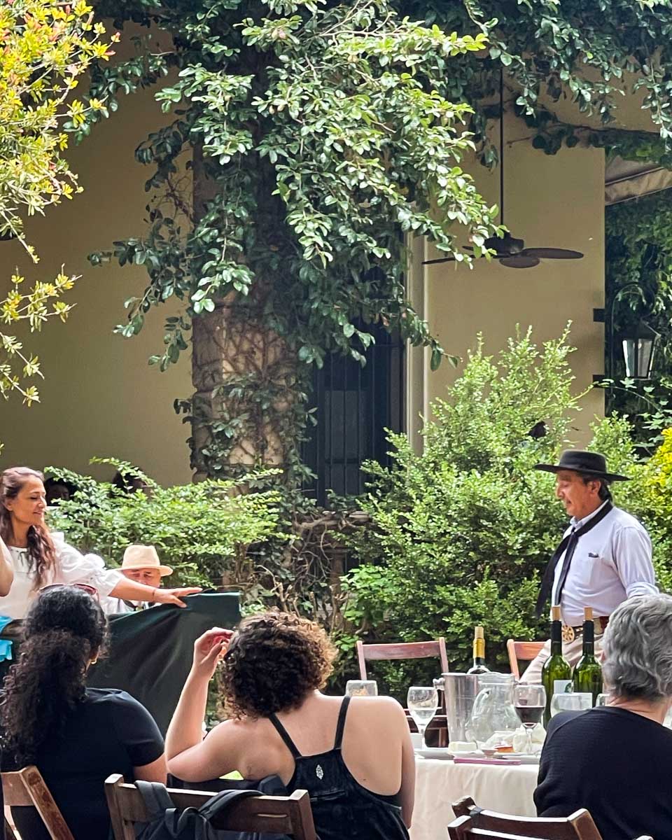 Gauchos on a tour from Buenos Aires