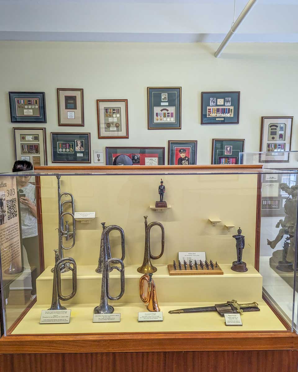 Old artifacts at the museum at Casa Loma, Toronto