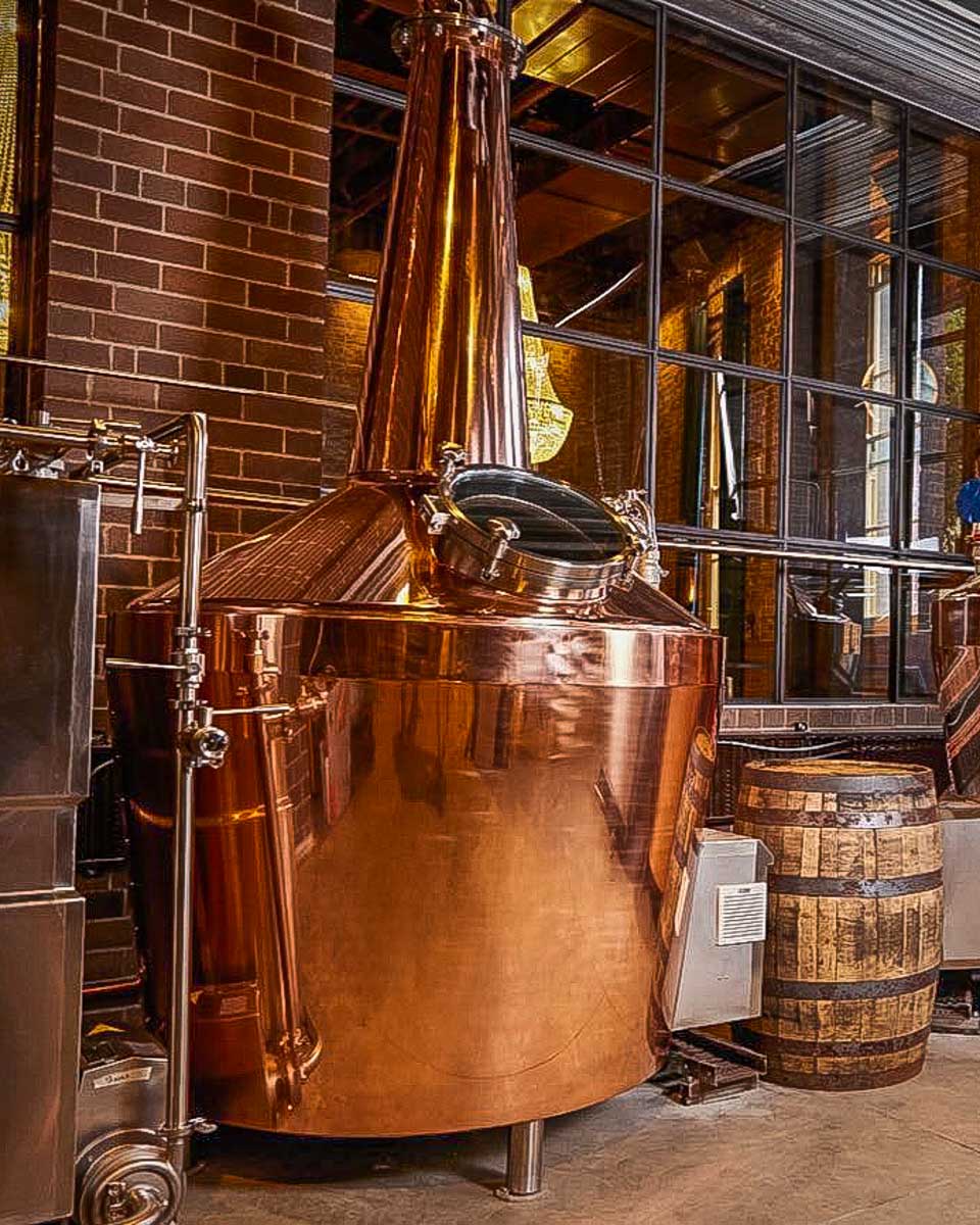 Stills at the Hickson House Distilling Co in The Rocks, Sydney