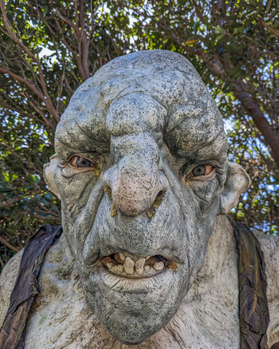 Troll out the front of Weta Workshop in Wellington, NZ