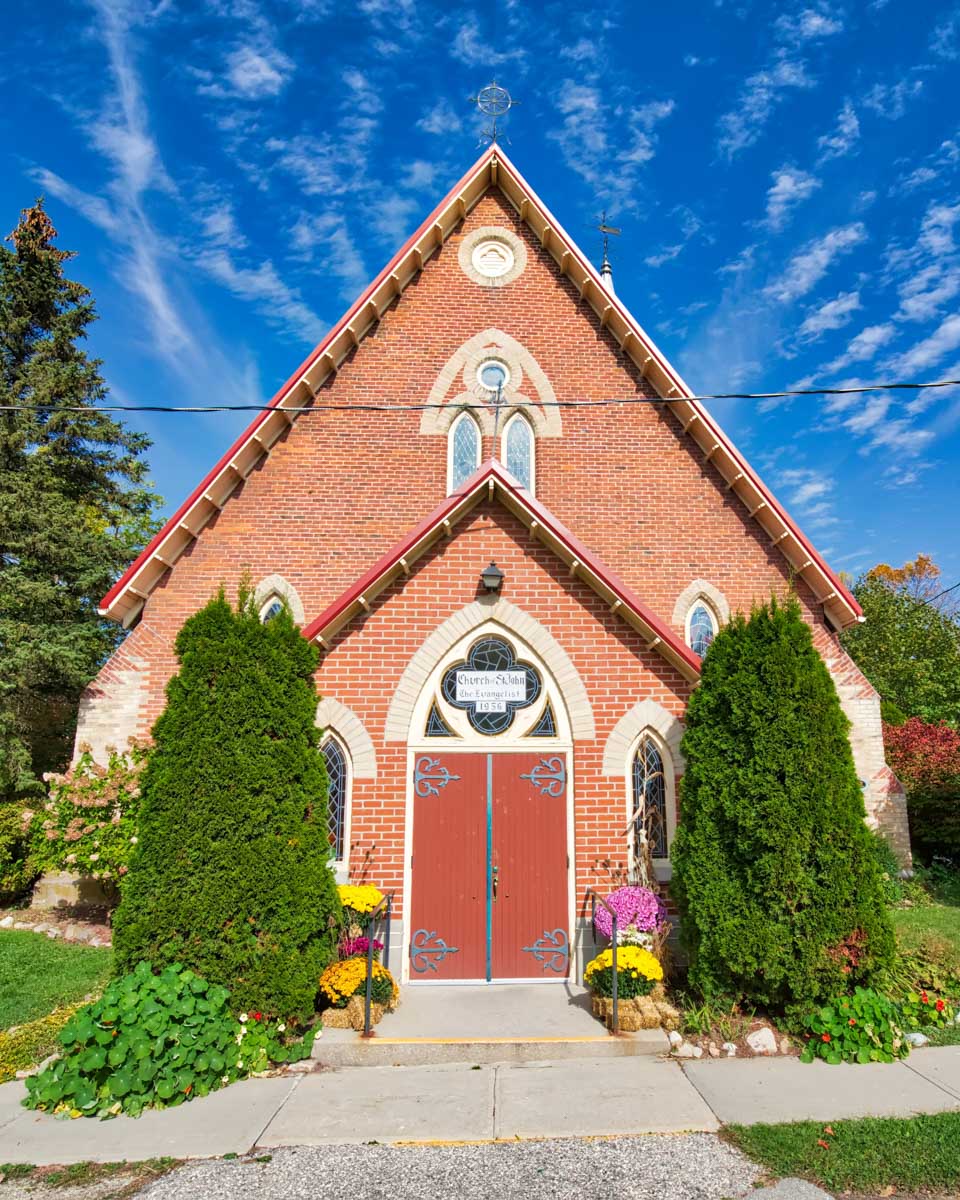 A beautiful church in Elora, Ontario