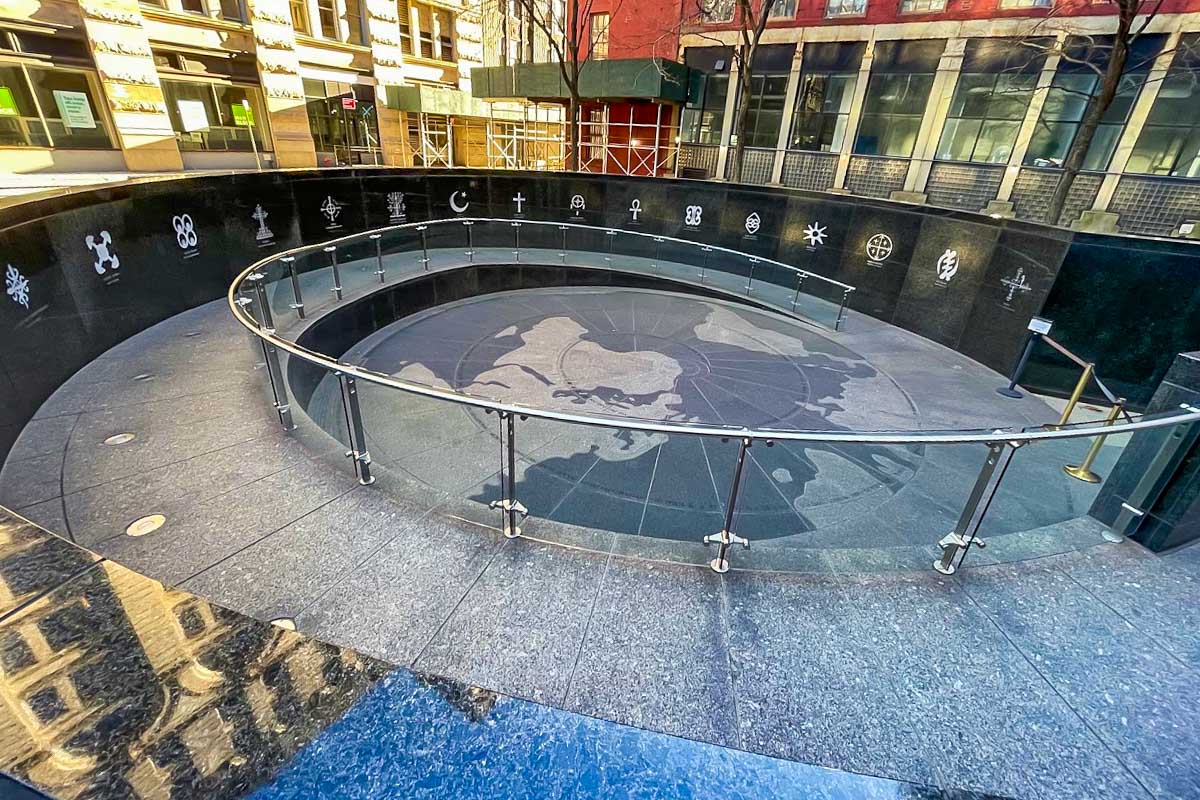 African Burial Ground National Monument in NYC