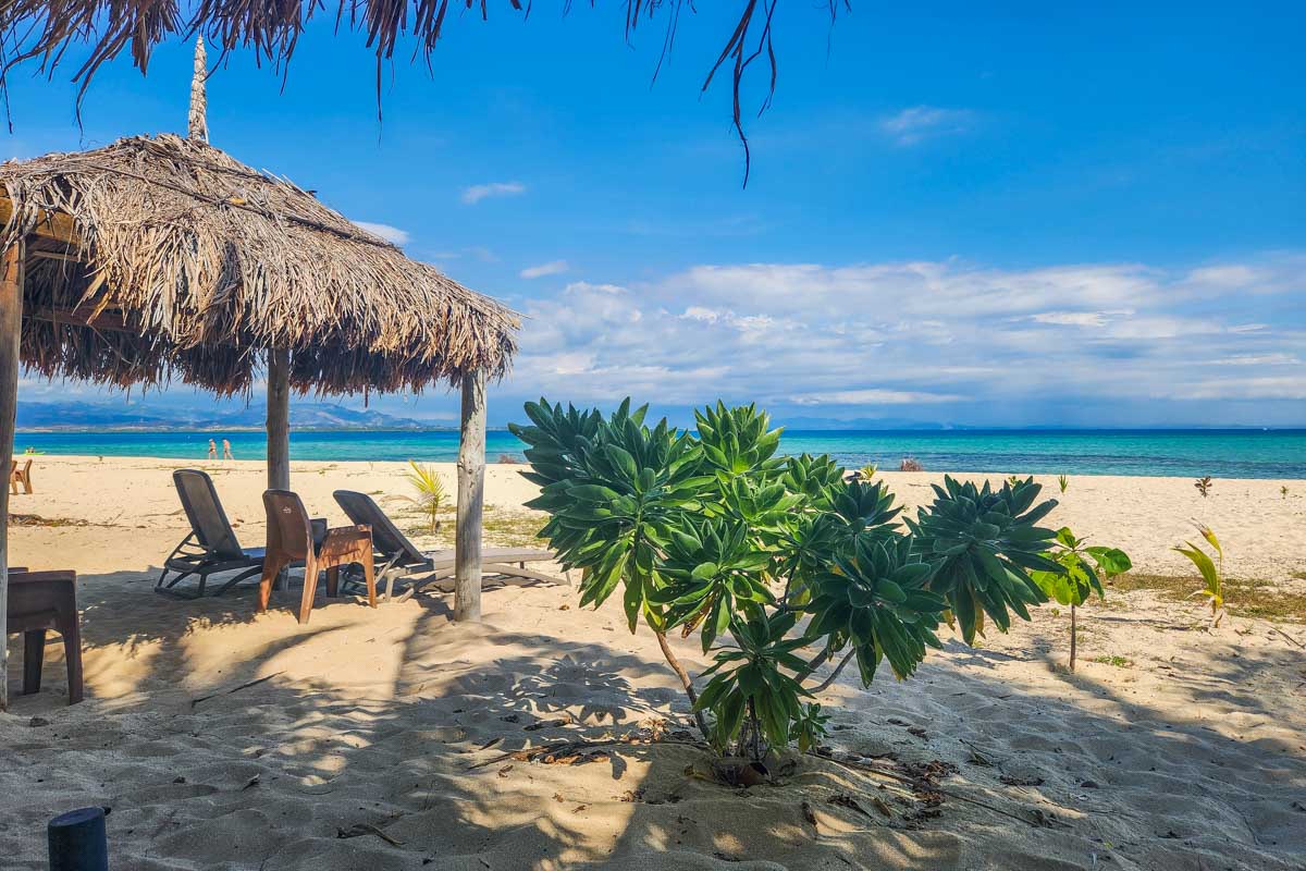 Beach hut on South Sea Island, Fiji