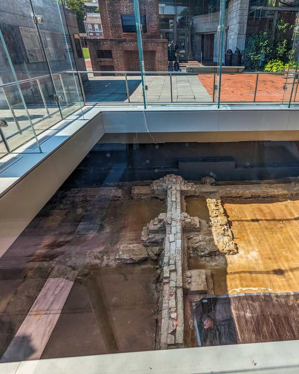 George Washington old house in Philadelphia USA