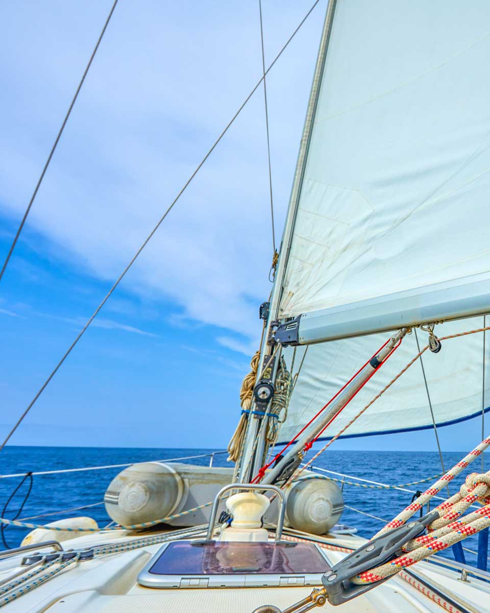 On the sail boat with Sailing with Luis in Tayrona National Park
