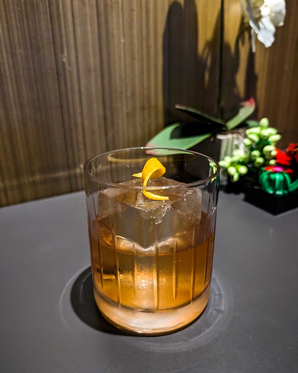 A cocktail at a bar in Philadelphia USA