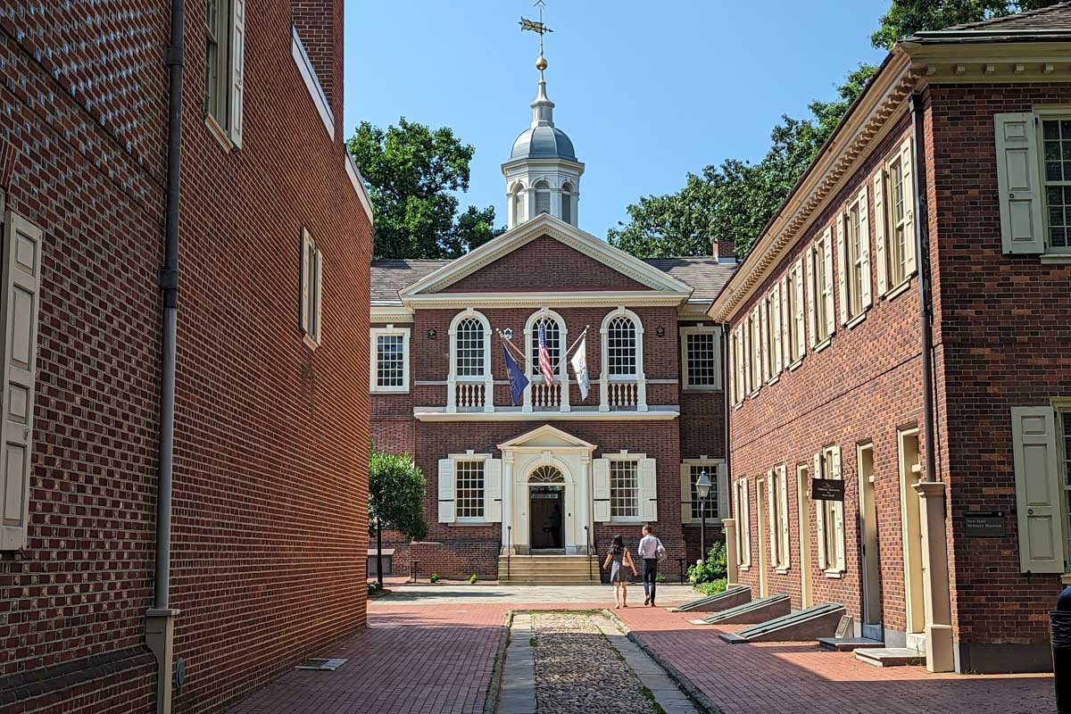 Carpenters Hall in Philadelphia USA