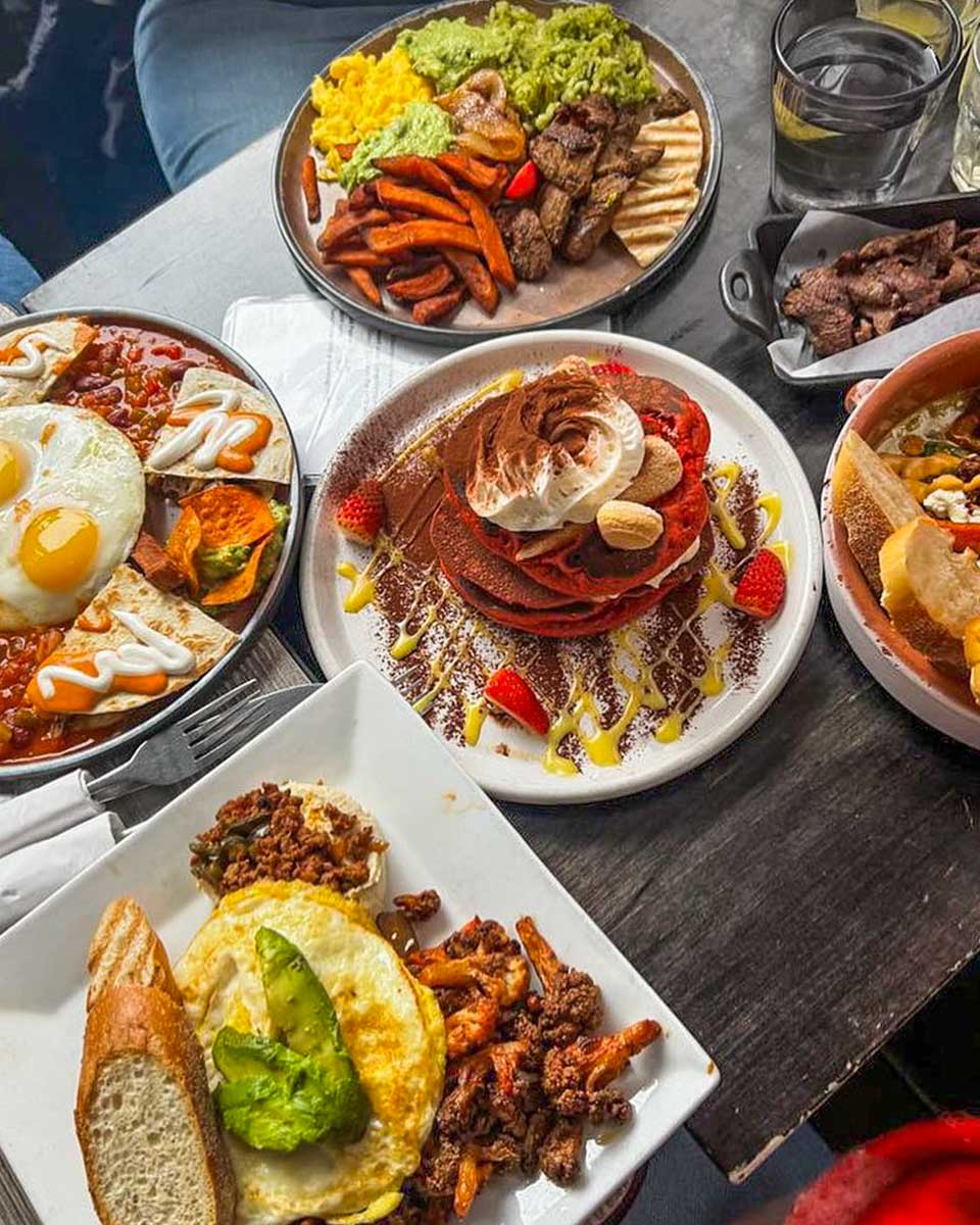 Food at Cafe la Maude in Philadelphia