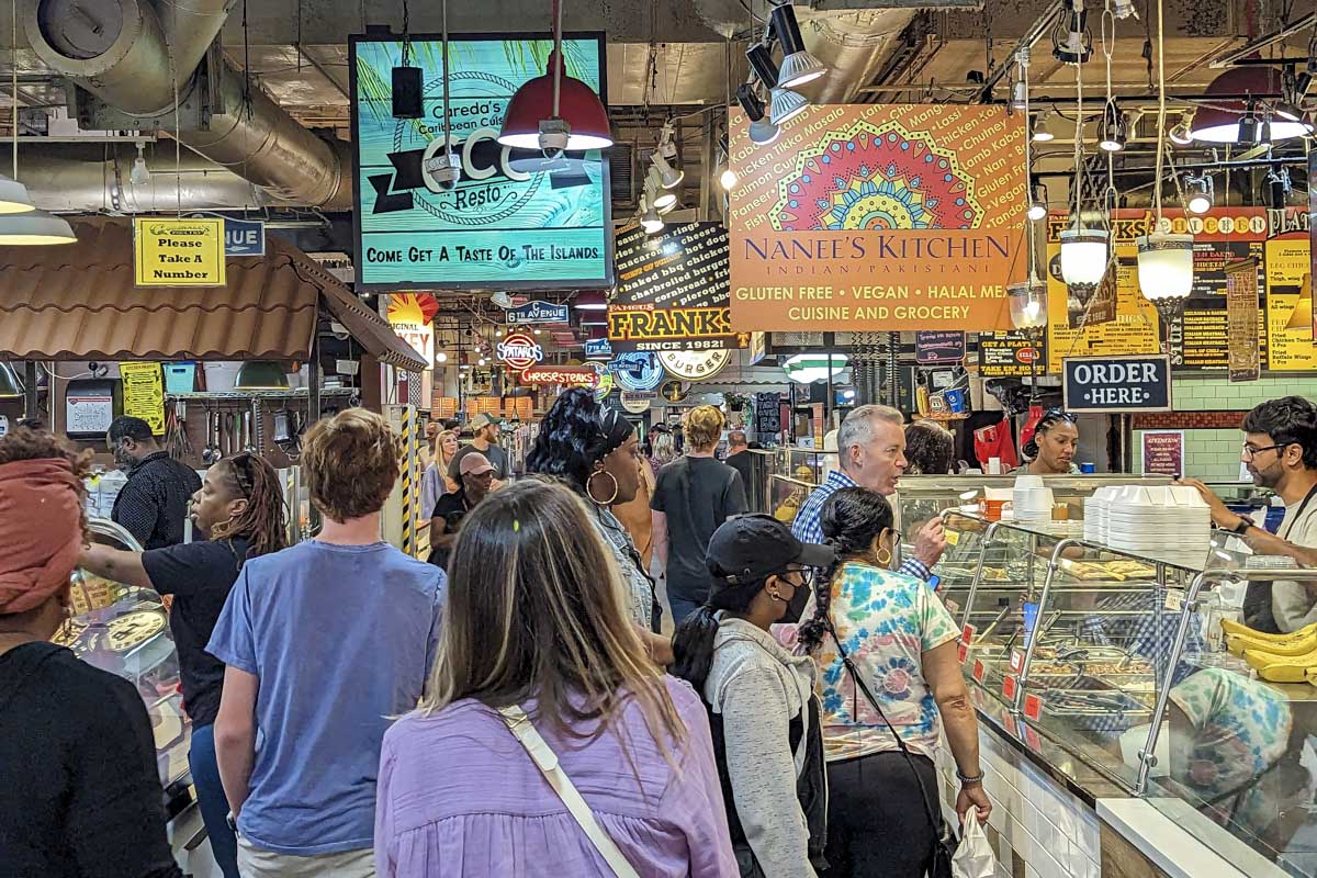 Nanees kitchen at Reading Terminal Market Philadelphia