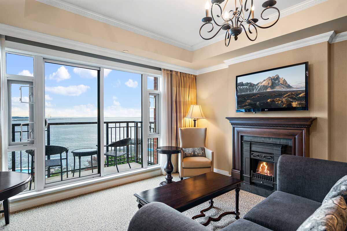 Oak Bay Beach Hotel room in Victoria, BC