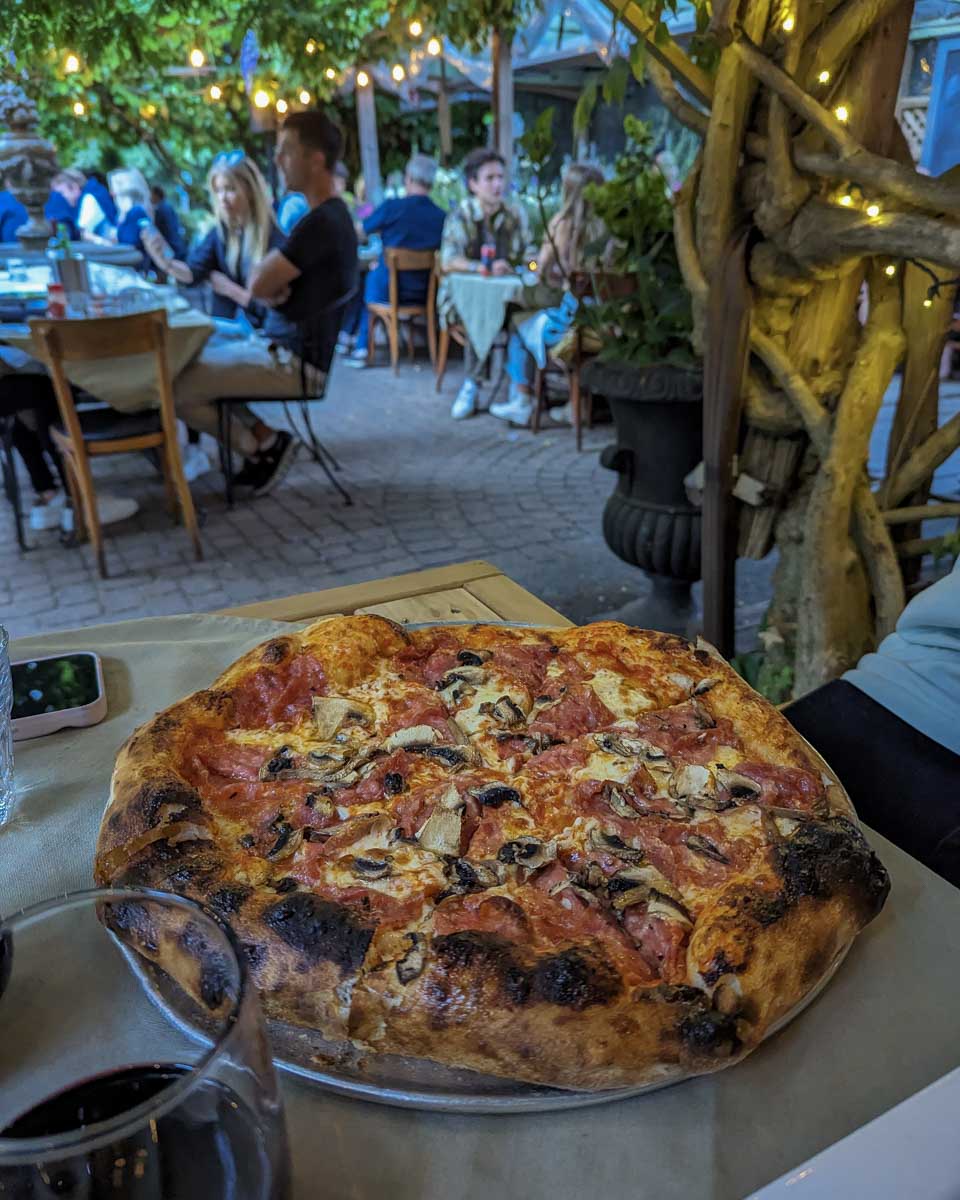 Pizza on bowen island vancouver, canada