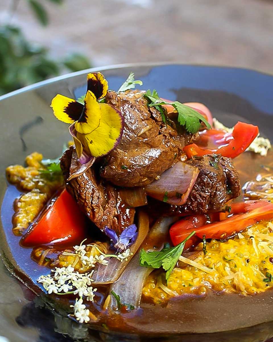 Rucula Peruvian Restaurant meat dish