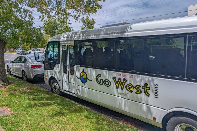 The go west tour bus in melbourne australia