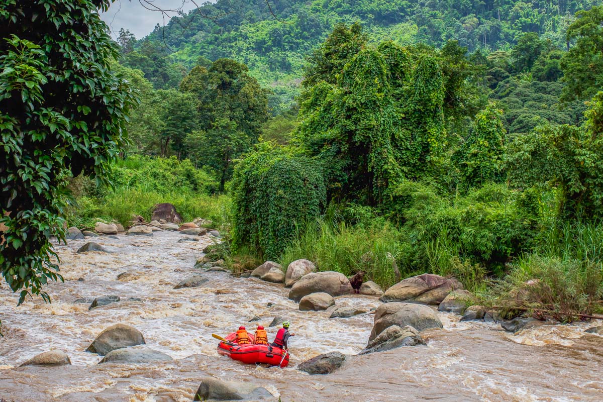 Pacuare River white water rafting