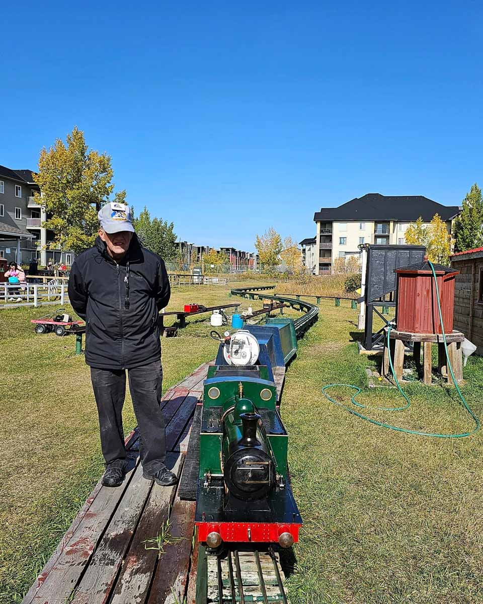 A train at Iron Horse Park