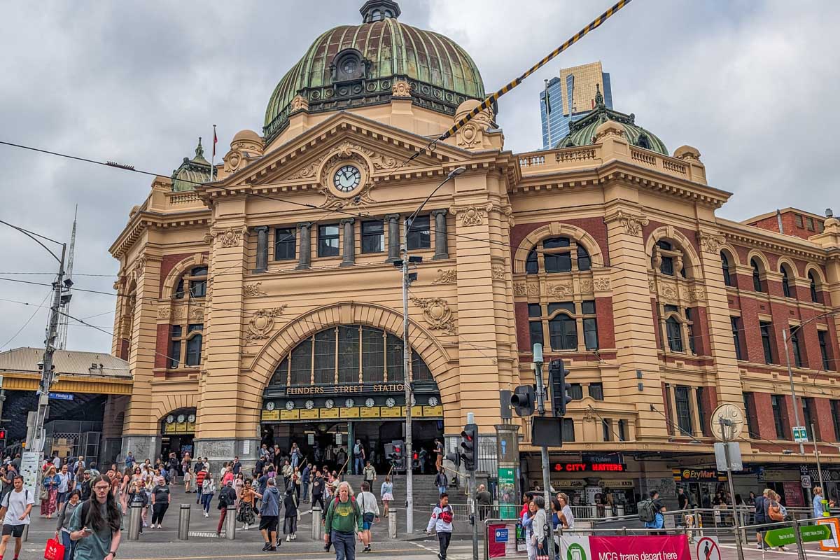 Flinders Street Station in Melbourne Australia