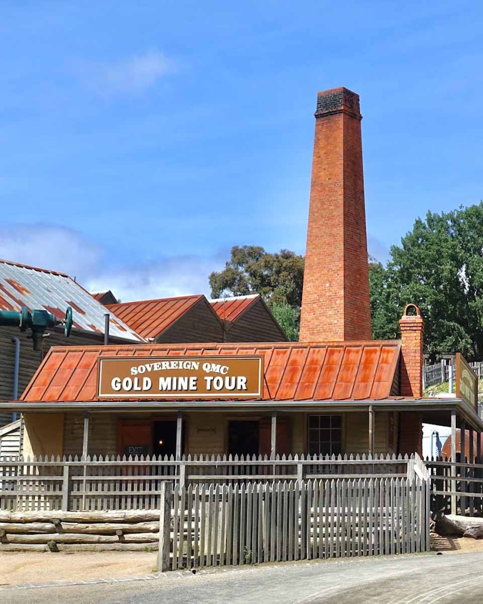 Gold Mine tour in Sovereign Hill Ballarat