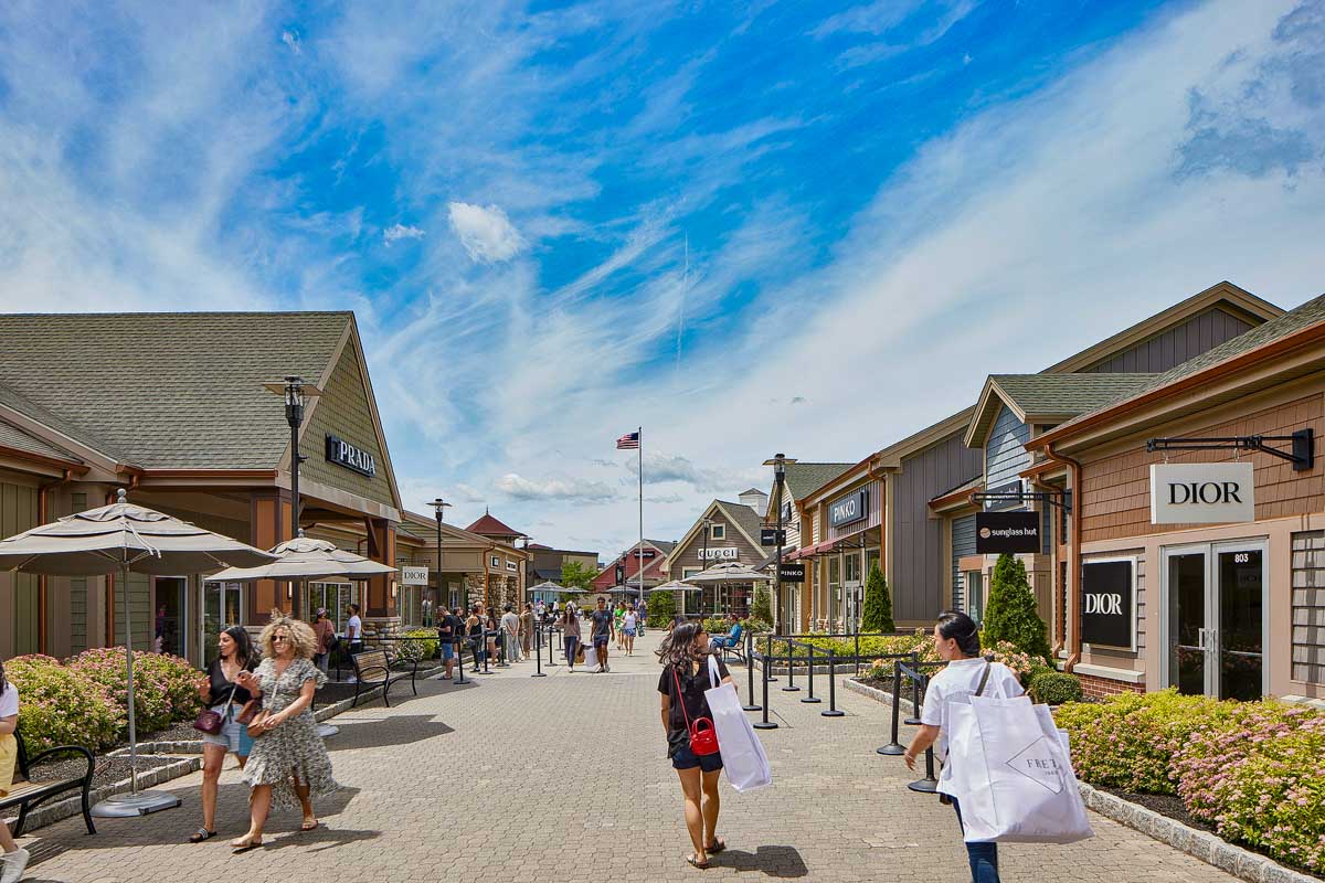 Outside Woodbury Common in New York