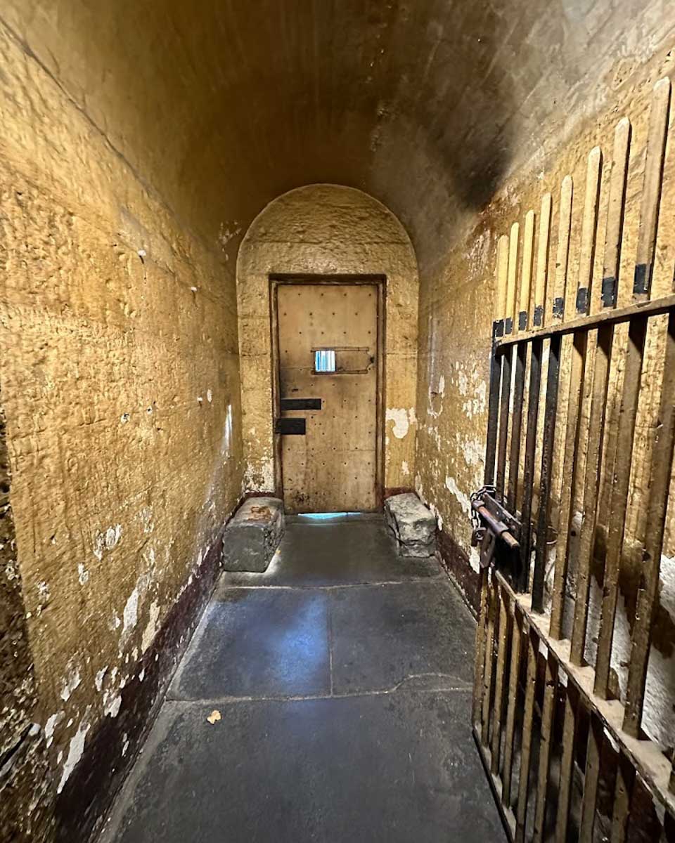Prison cells inside the Melbourne Gaol