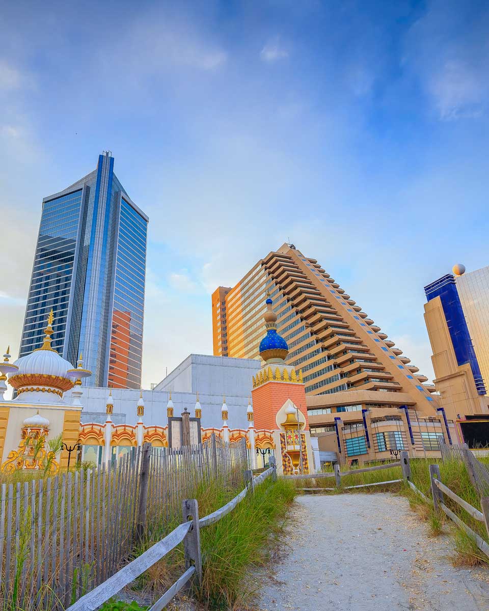View of atlantic city from the beach Atlantic City New Jersey