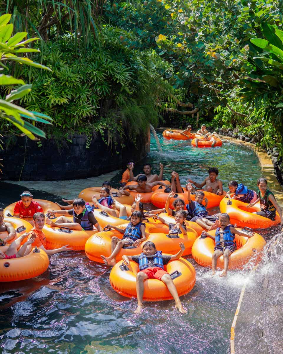 Waterbom Park Bali river float
